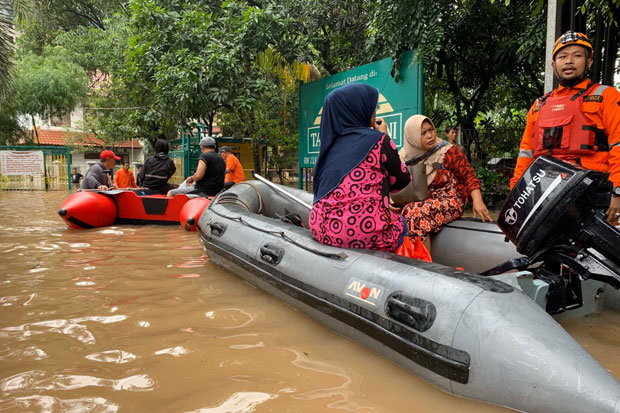 BPBD Bekasi: Lima Wilayah...