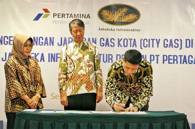 Pertagas Niaga dan Jababeka...