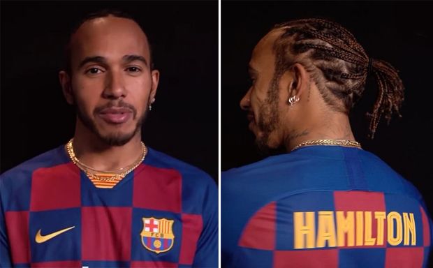 Pembalap F1 Lewis Hamilton...