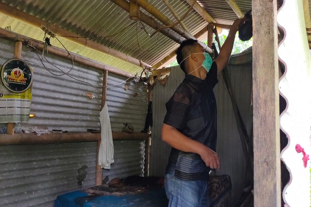 Mayat Membusuk di Kebun...