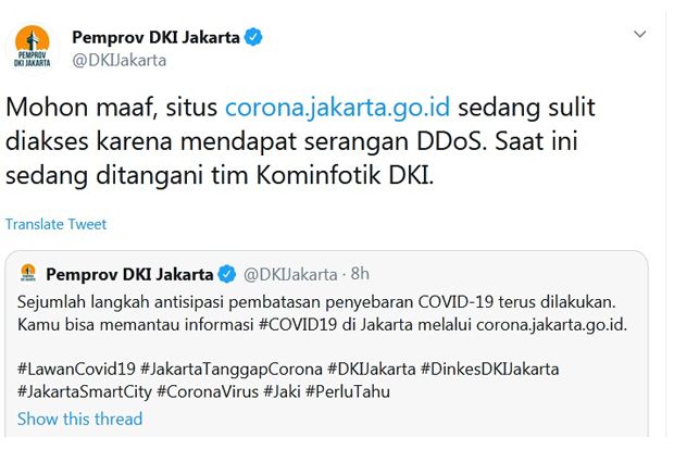 Situs Pemantau Virus...