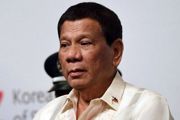 Presiden Filipina Duterte...