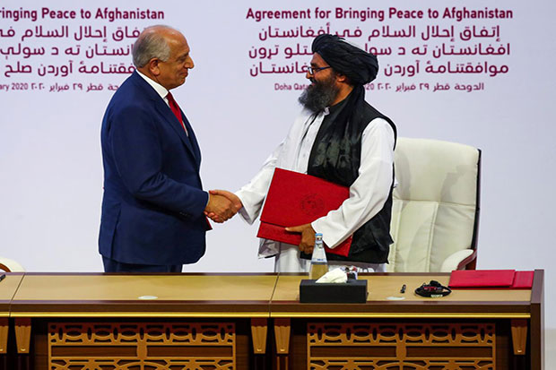 Perjanjian Damai AS-Taliban...