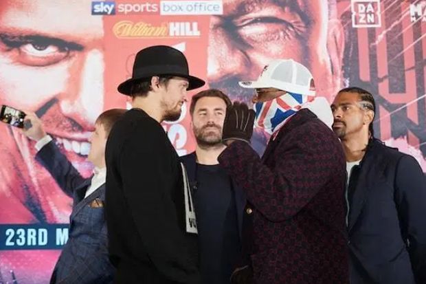 Derek Chisora Tak sabar...