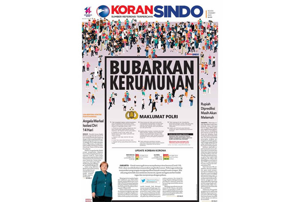Bubarkan Kerumunan,...