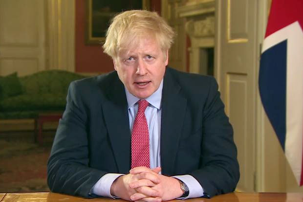 PM Inggris Boris Johnson...