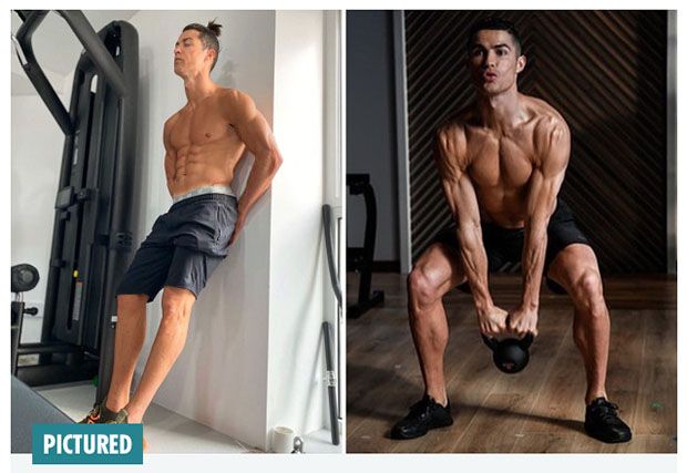 Ronaldo Pamer Otot Sambil...