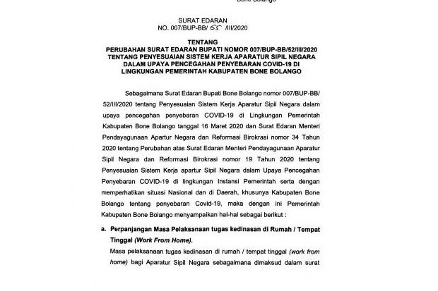 Masa WFH ASN Pemkab...