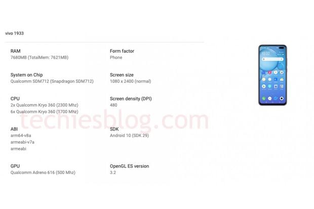 Model Baru vivo V19...