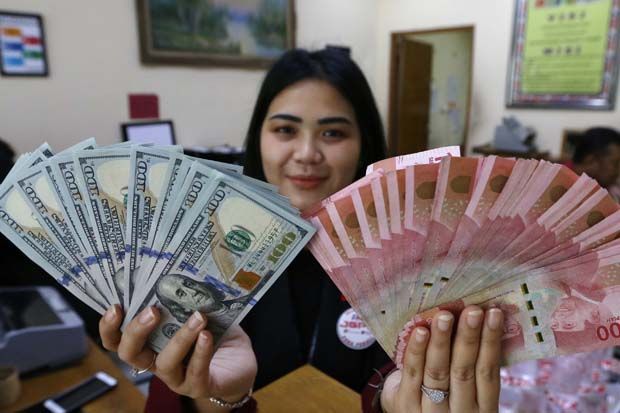 Rupiah Rugi Gocap ke...