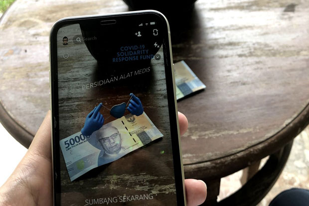 Lensa AR Snapchat Bisa...