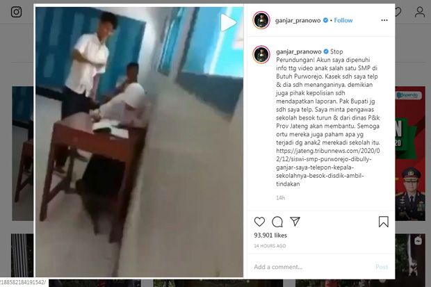 Warganet Serbu Akun...