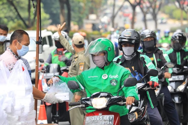 PSBB di Jakarta, Ojol...