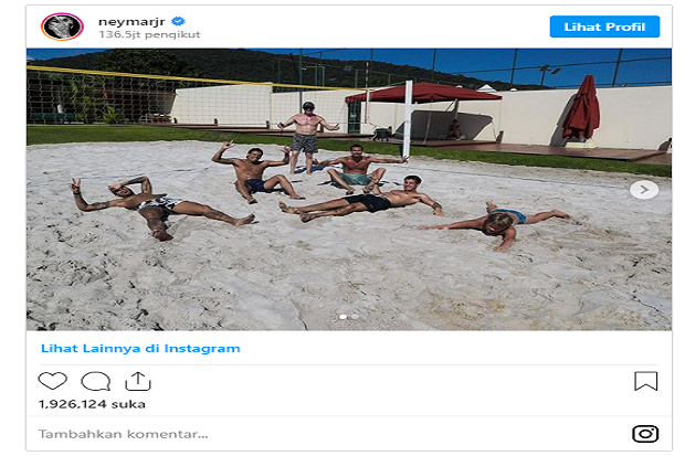 Neymar Jalani Karantina...