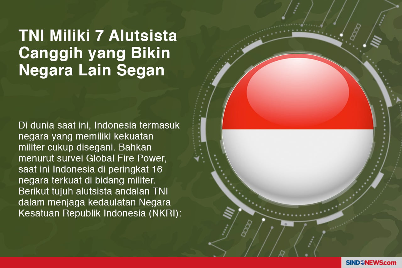 TNI Miliki 7 Alutsista...