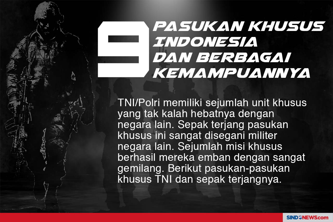 9 Pasukan Khusus Indonesia...