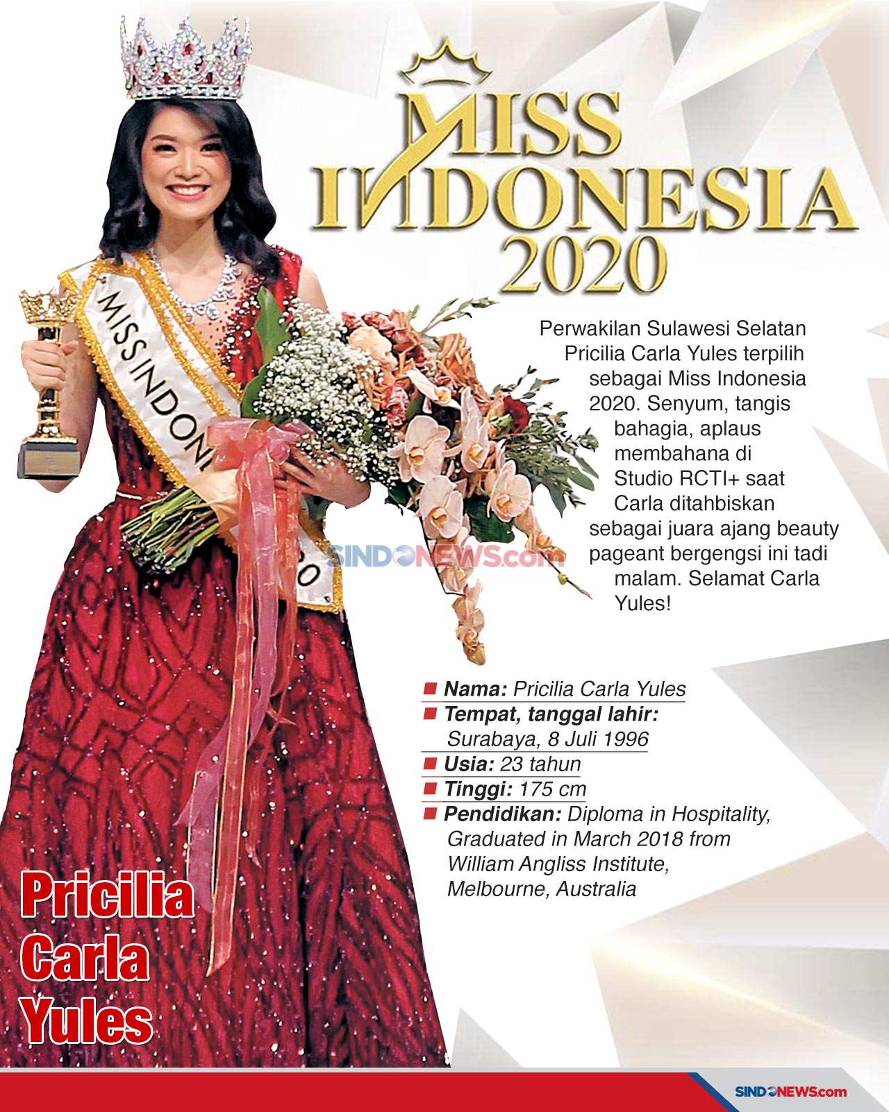 Selamat, Carla Yules...