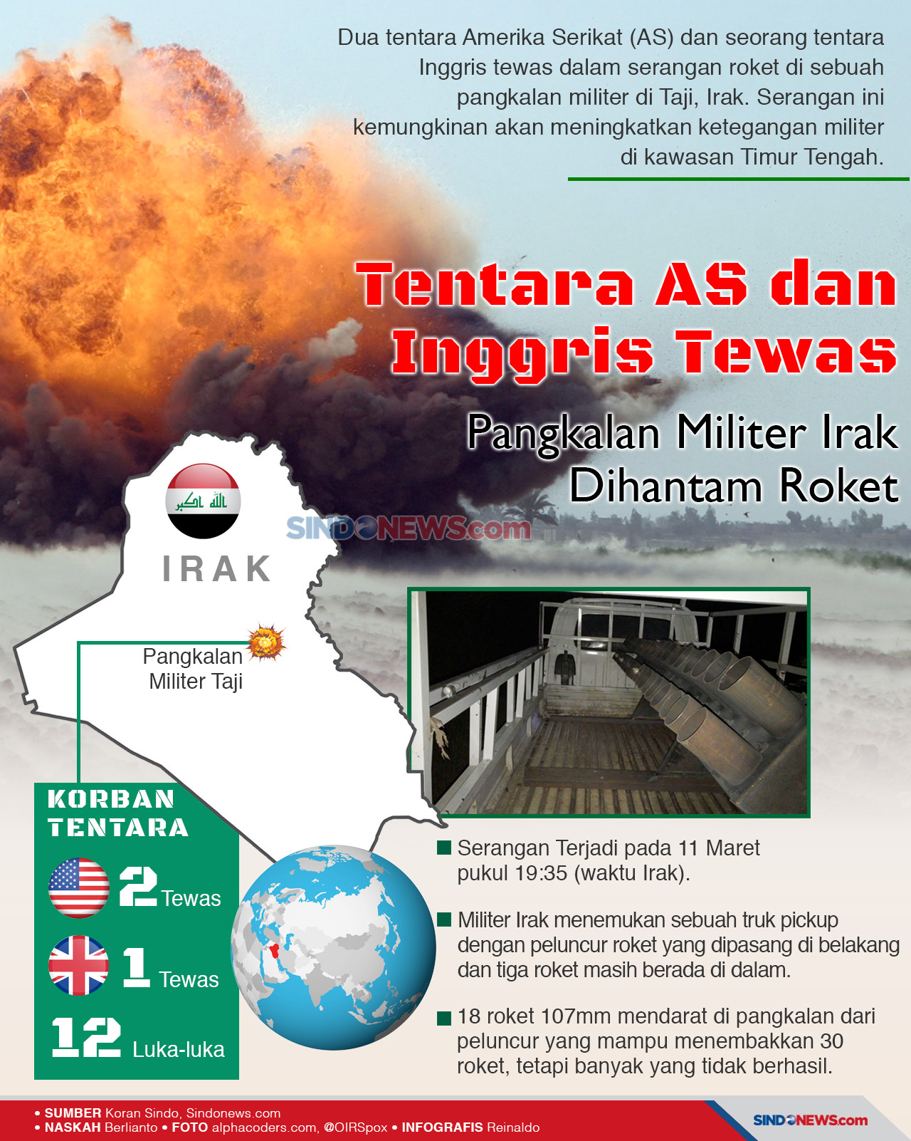 Tentara AS dan Inggris...