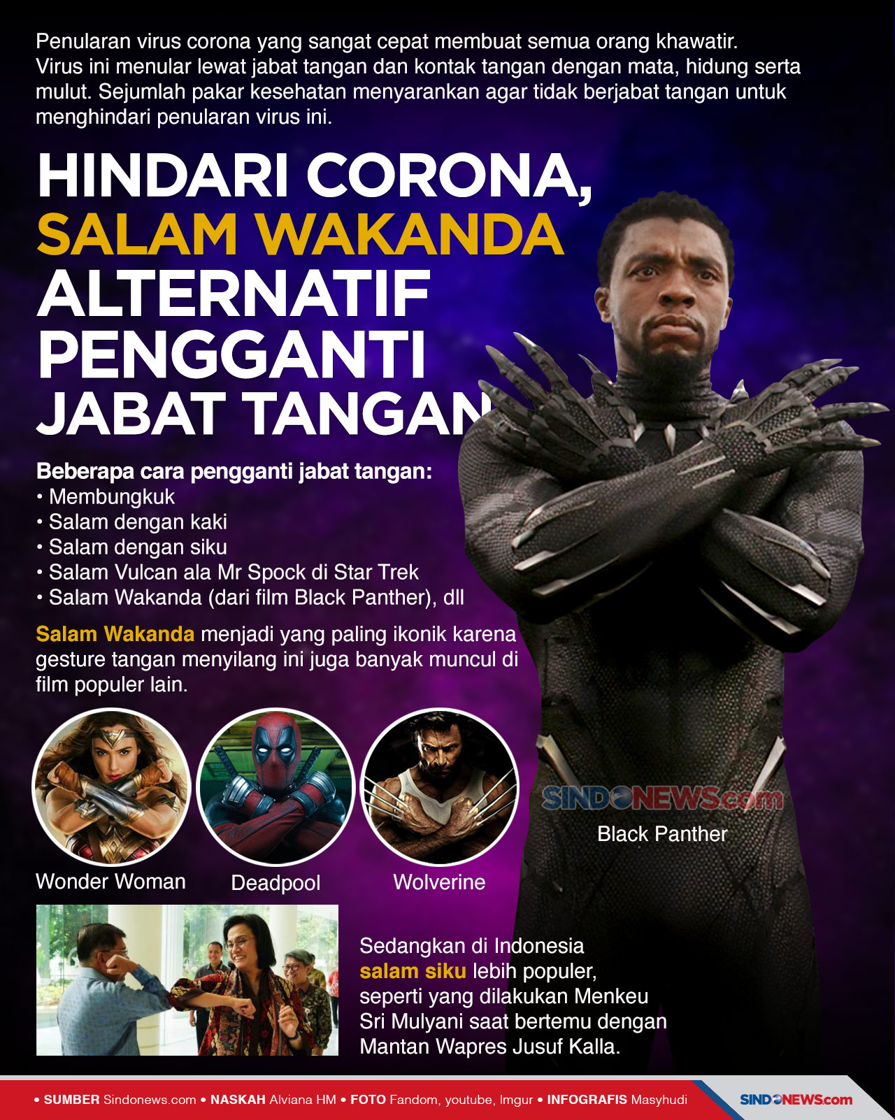 Hindari Corona, Salam...