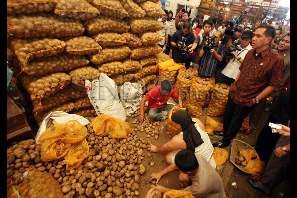Mendag Sidak Pasar Jelang...