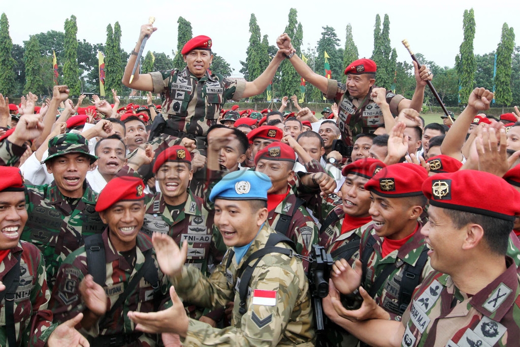 Serah Terima Pasukan