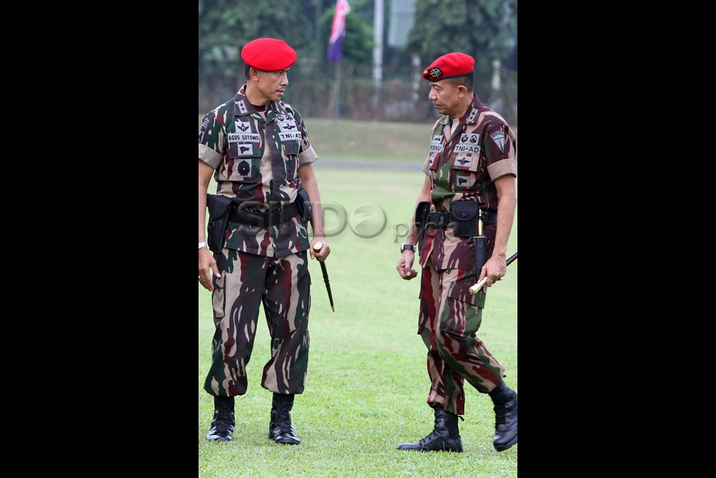 Serah Terima Pasukan