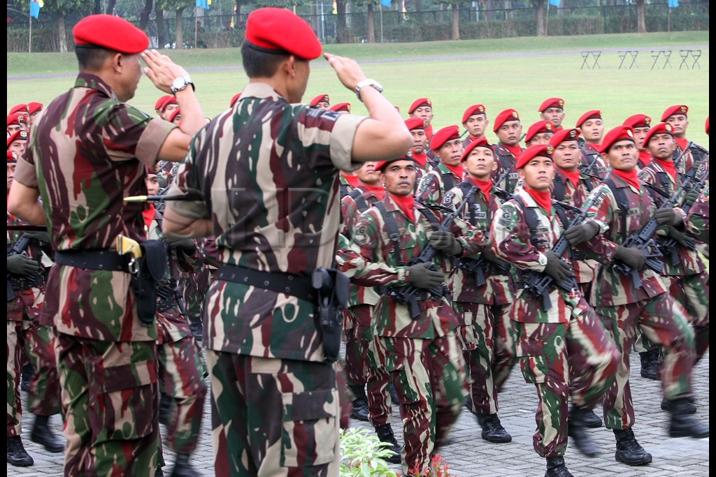 Serah Terima Pasukan