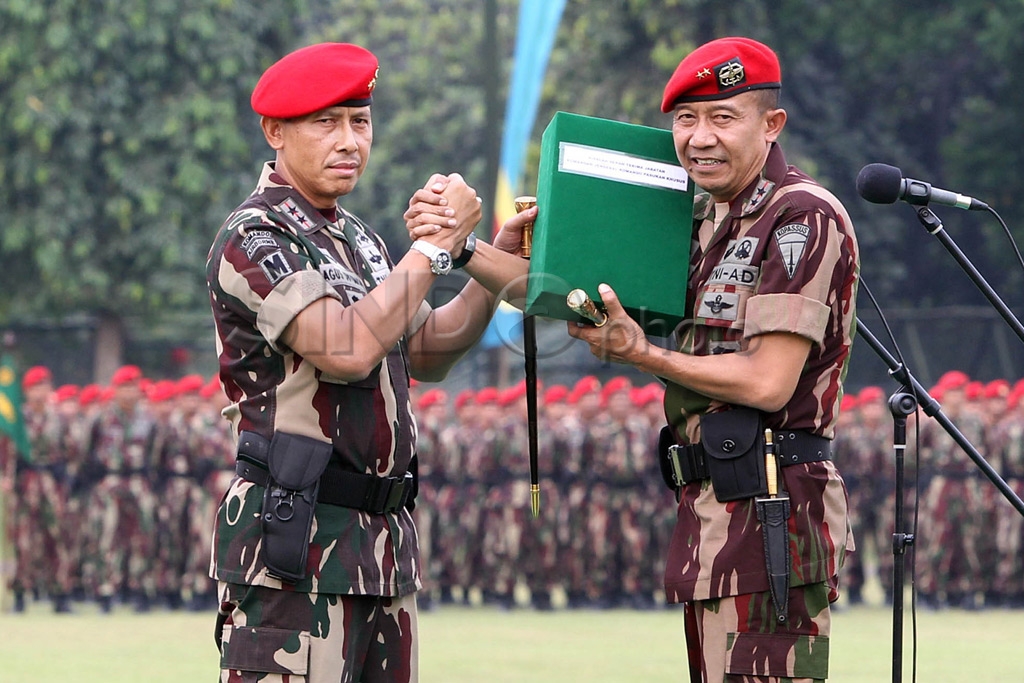 Serah Terima Pasukan