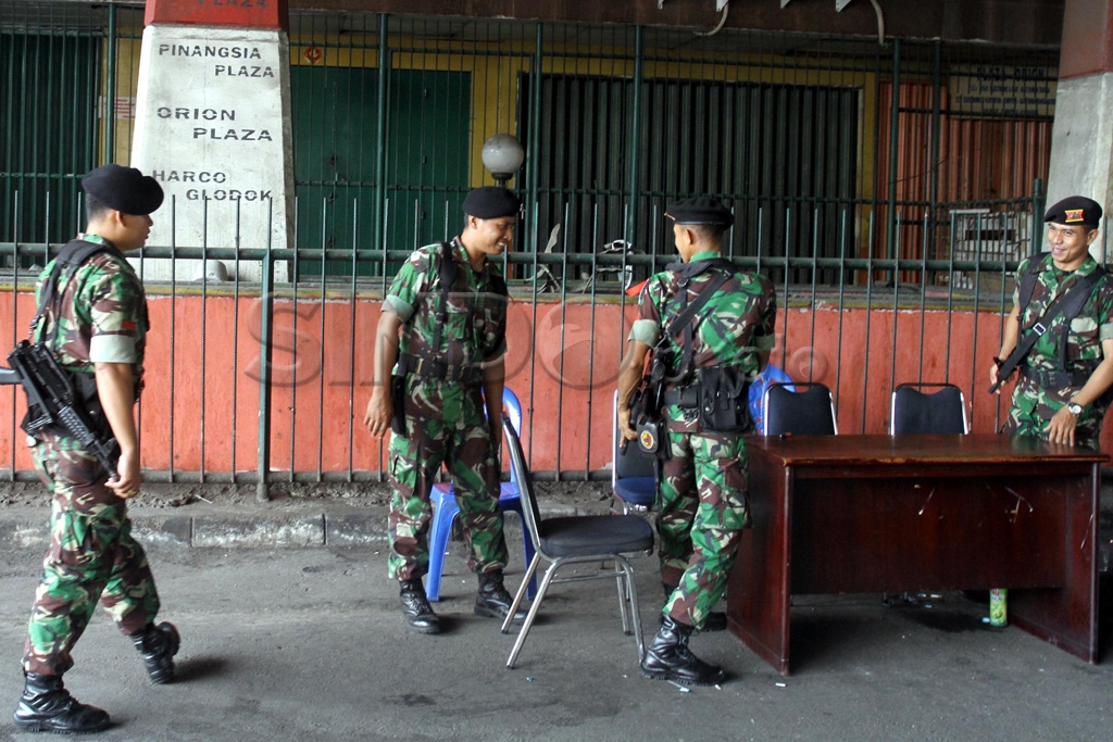 TNI Jaga Glodok
