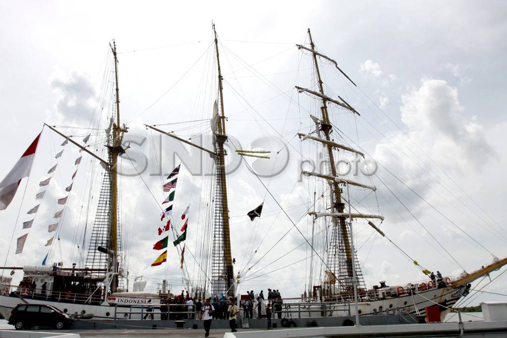 Dewaruci Tiba di Belawan