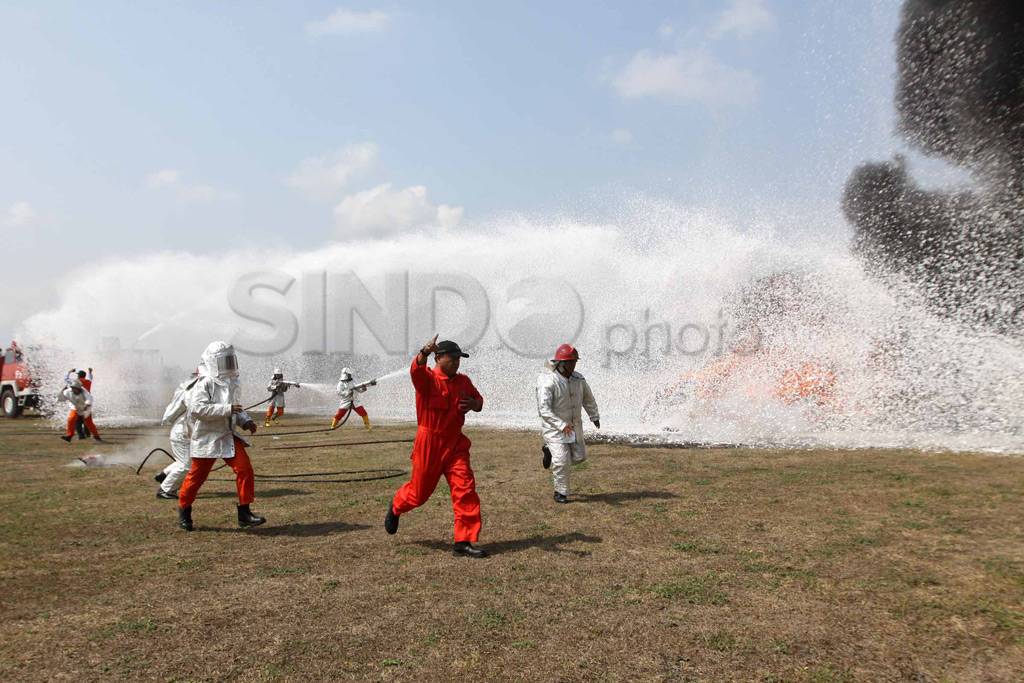 Pesawat Terbakar