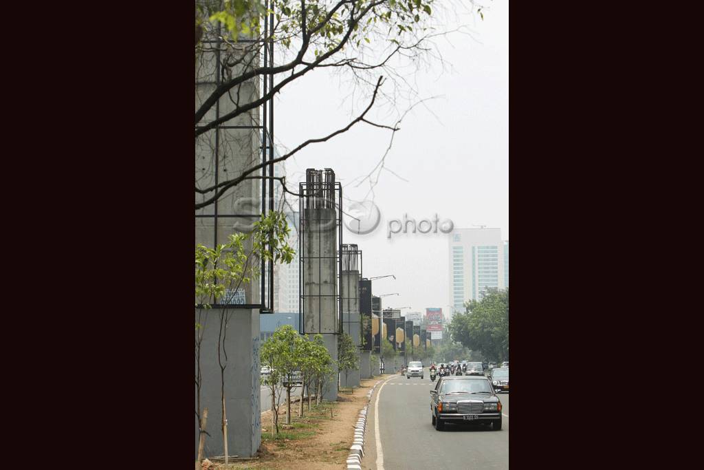 Tiang Monorail Berubah...
