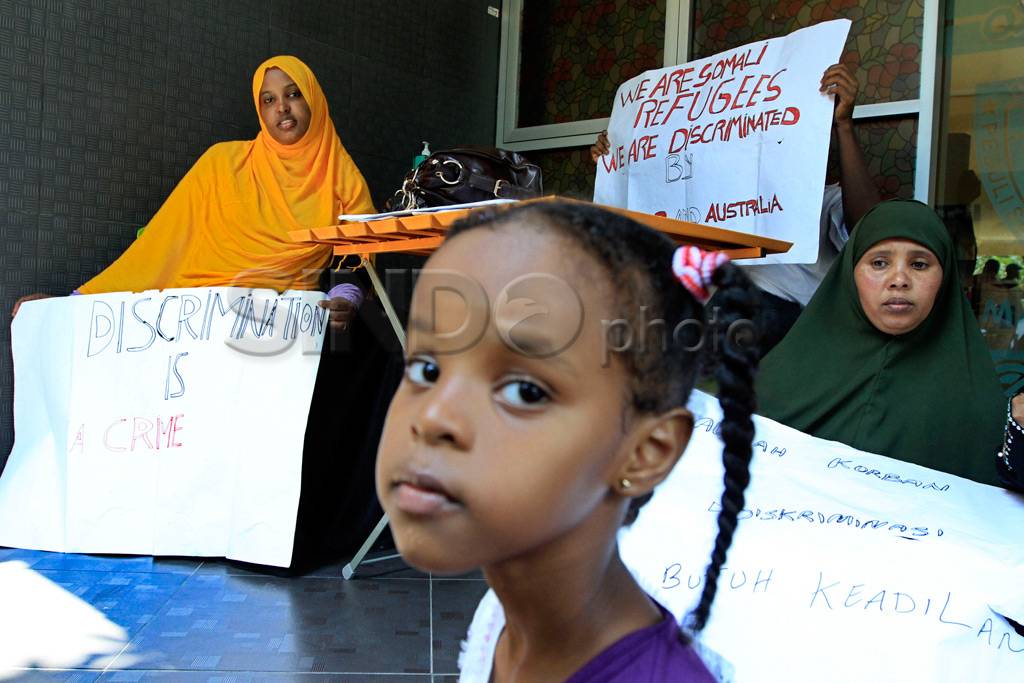 Protes Pengungsi Somalia