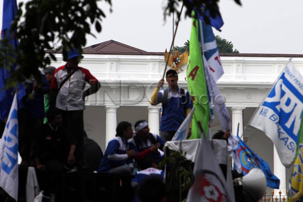 Demo Buruh Jakarta