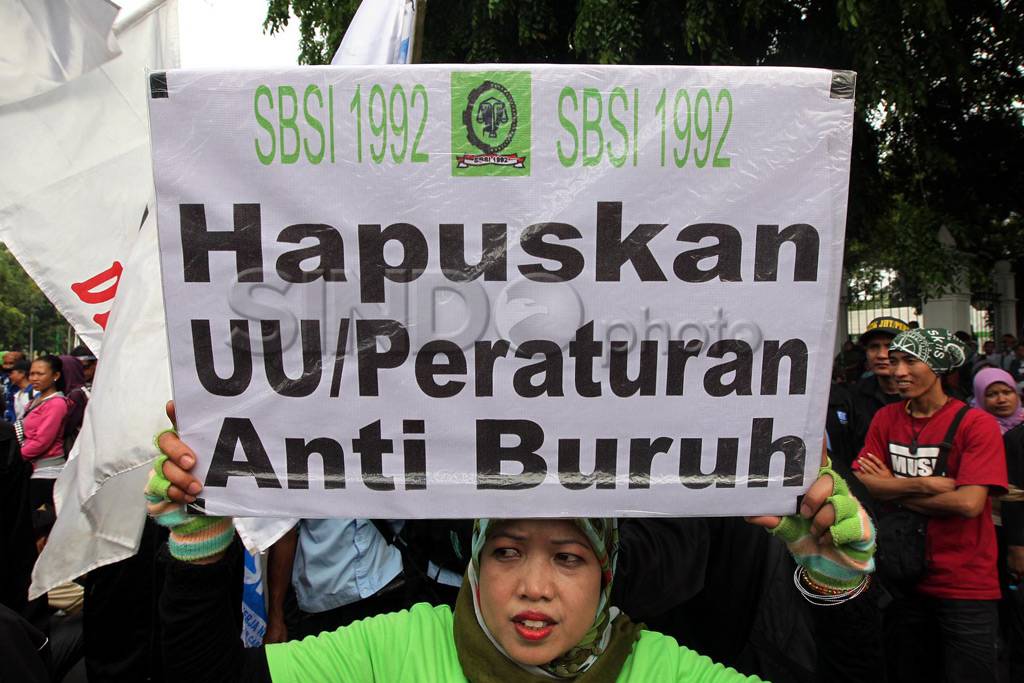 Demo Buruh Jakarta