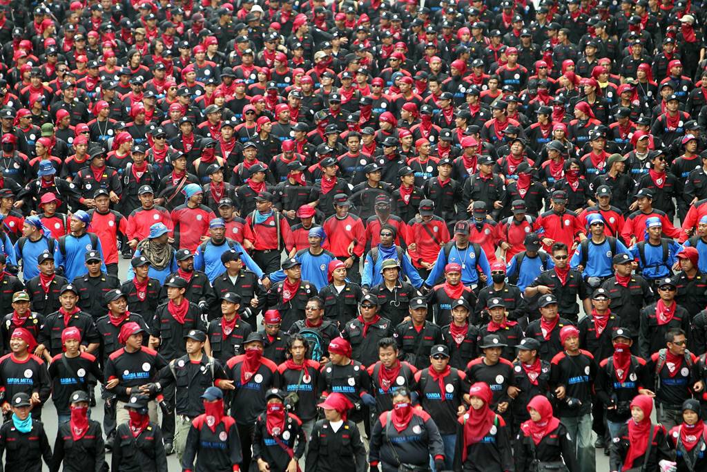 Buruh Kembali Berdemo