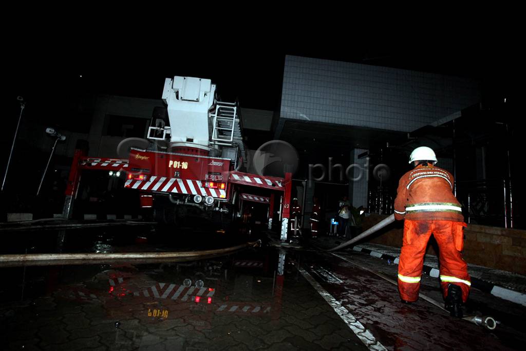 Gedung Kemenkumham Terbakar