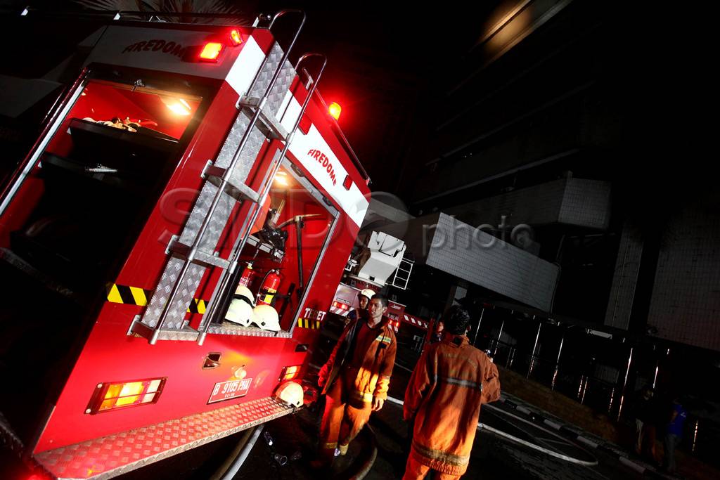 Gedung Kemenkumham Terbakar