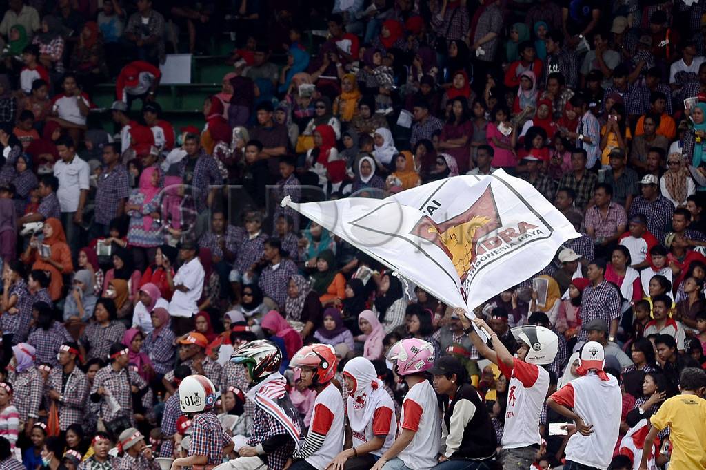 Prabowo Hadiri Kampanye...