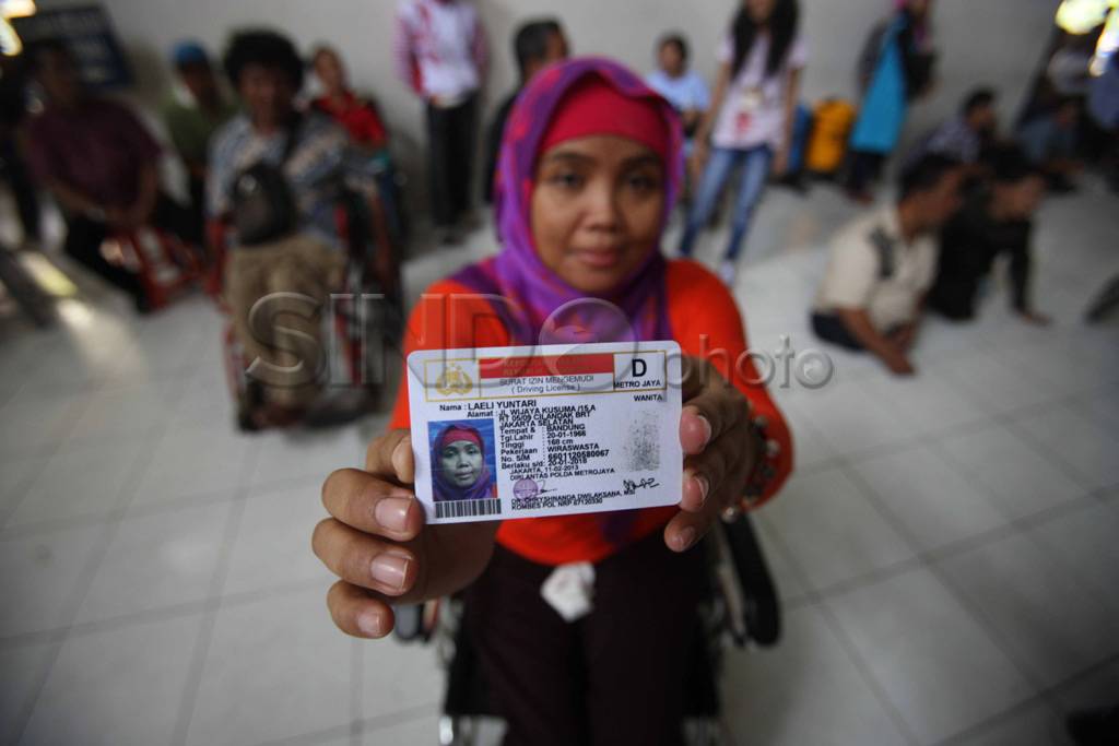 Tes SIM Penyandang Disabilitas