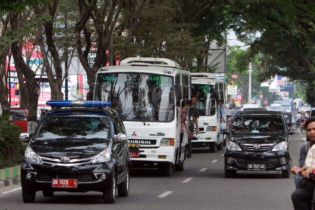 Pengoperasian bus mahasiswa...