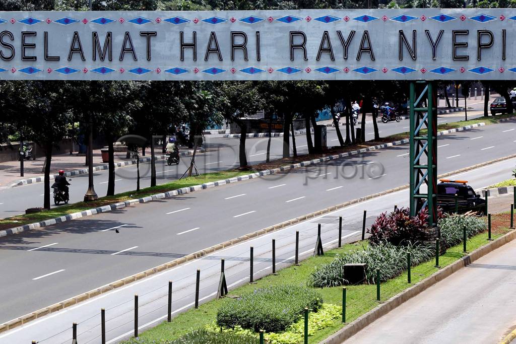 Nyepi Jakarta sepi
