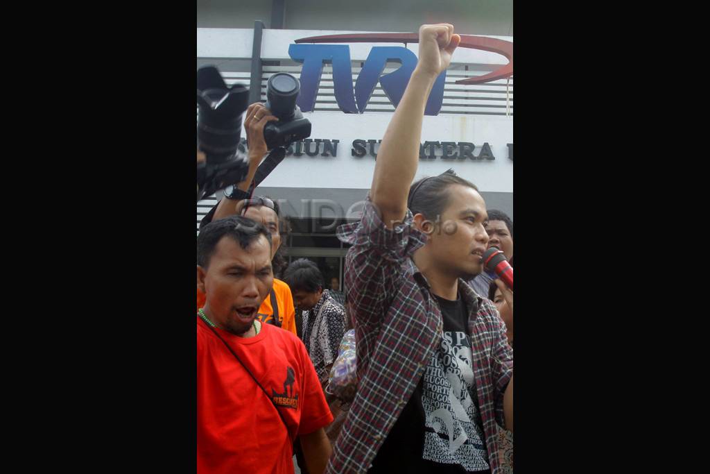 Aksi solidaritas wartawan