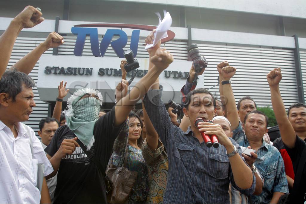 Aksi solidaritas wartawan