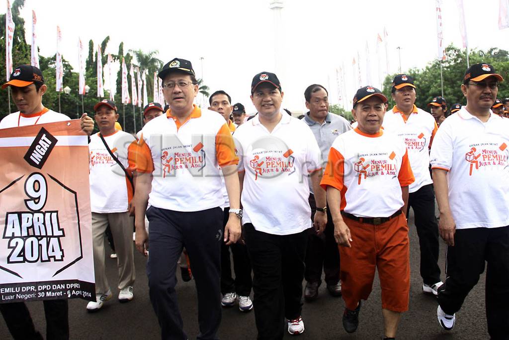 Jalan sehat menuju pemilu...