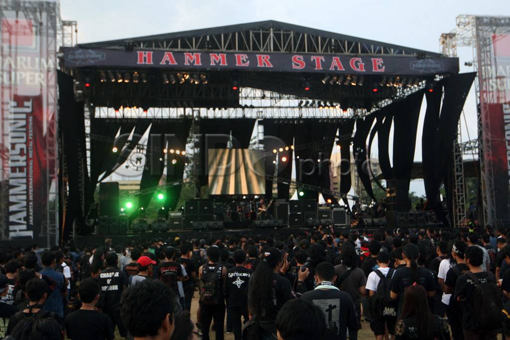 Pesta musik cadas Hammersonic...