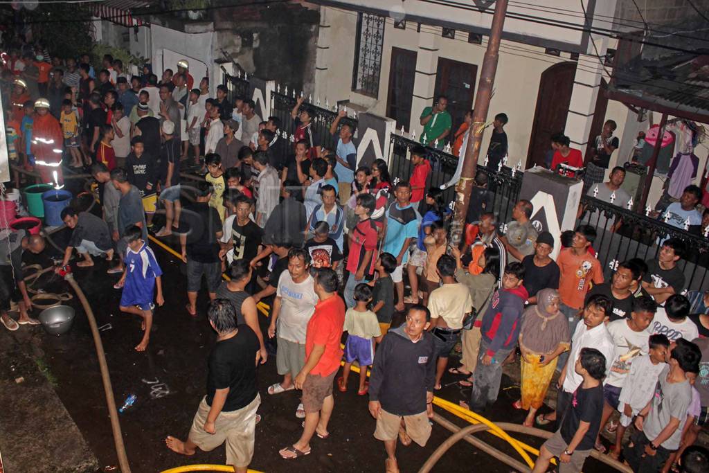 Kebakaran di Menteng...