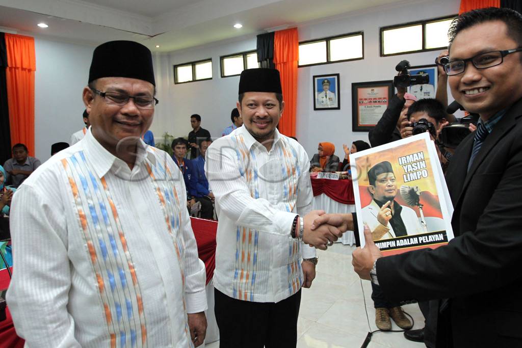 Pendaftaran calon walikota...