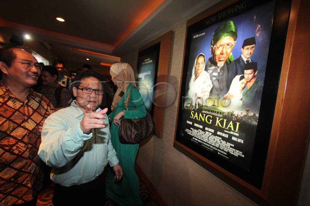 Muhaimin nobar film...