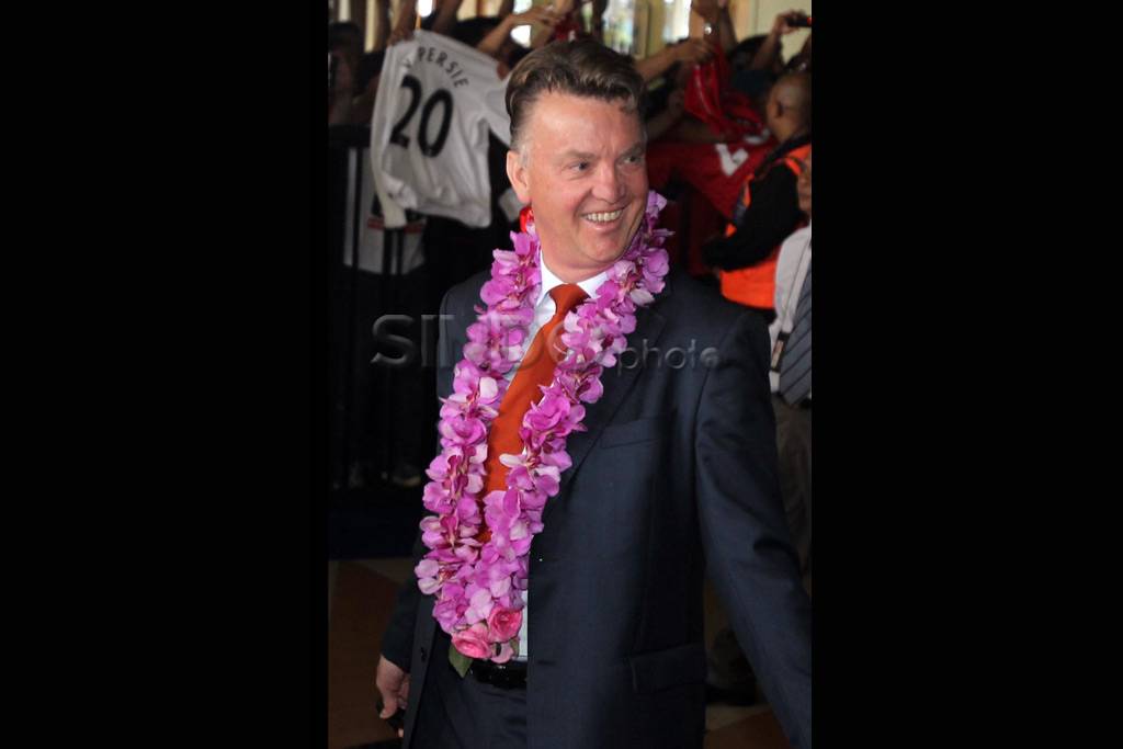 Timnas Belanda tiba...